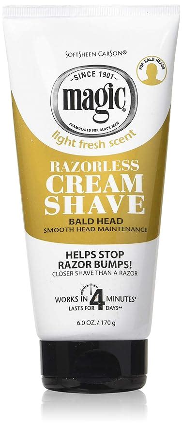 The Ultimate Bald Head Shaving Experience: Magic Razorless Cream Shave